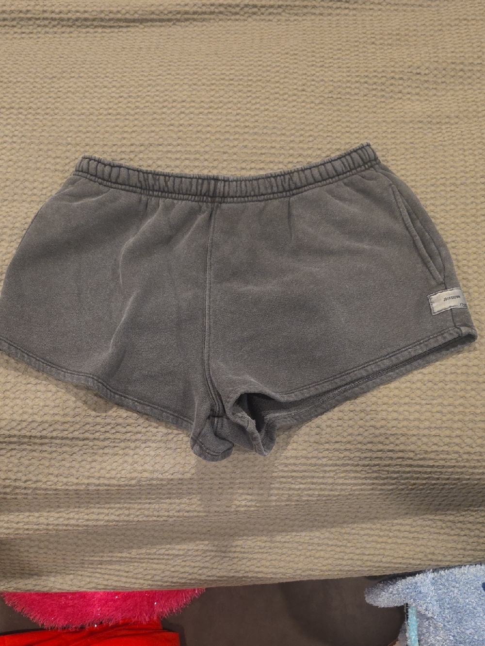 Joah Brown Gray Fleece Lounge Shorts